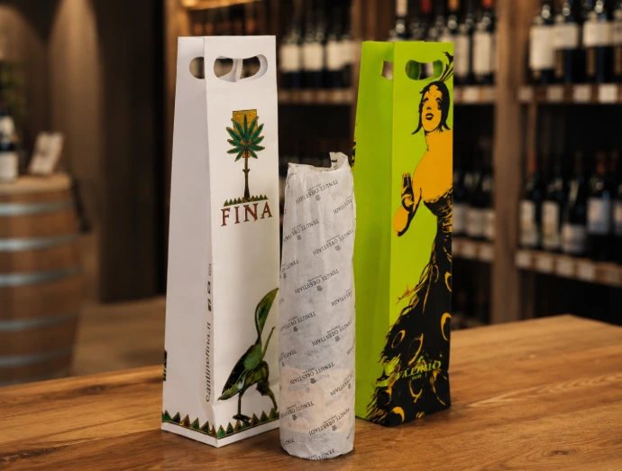 packaging cantine vinicole
