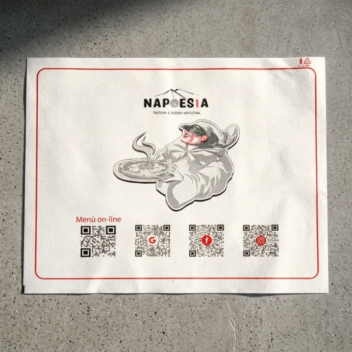 sottopiatti personalizzati carta