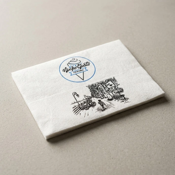 tovaglioli monouso con logo