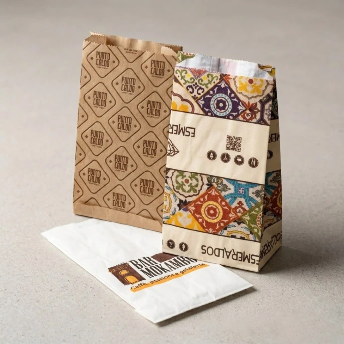 sacchetti di carta personalizzati alimentari