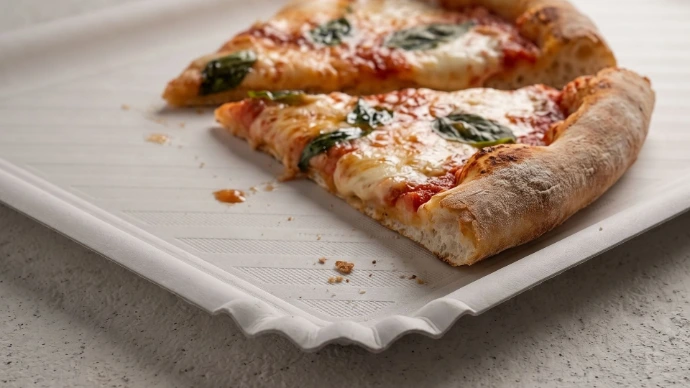 vassoi pasta di legno biodegradabili